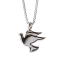 Flying Dove Memorial Necklace & Pendant