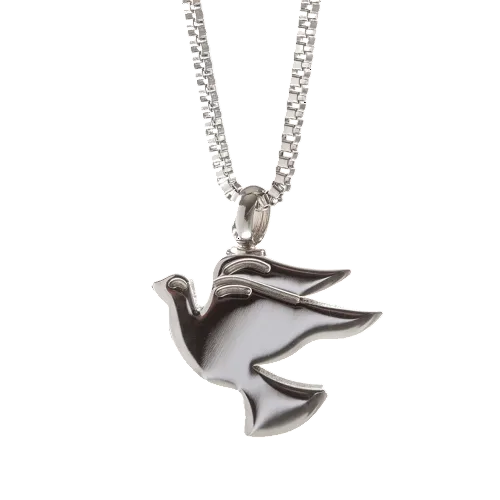 Flying Dove Memorial Necklace & Pendant