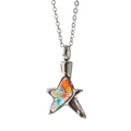 Colored Star Memorial Necklace & Pendant