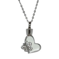 Butterfly Heart Memorial Necklace & Pendant
