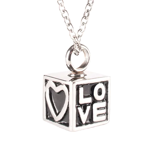 Love Cube Memorial Pendant