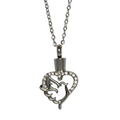 Dove Heart Memorial Pendant