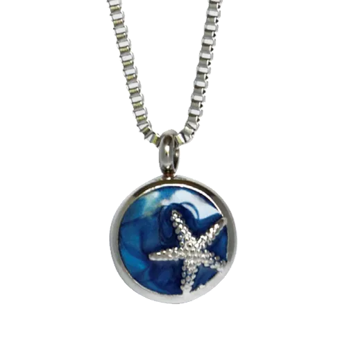 Ocean Starfish Memorial Pendant