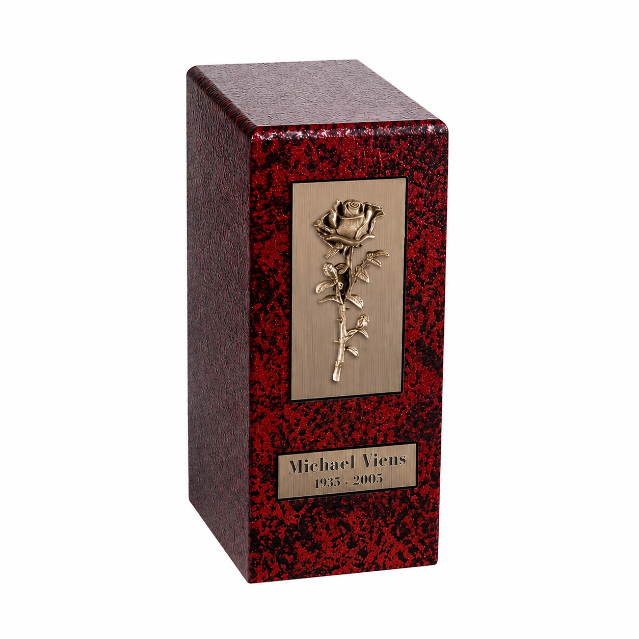 Red Cremation Urn