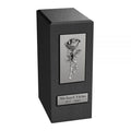 Black Cremation Urn